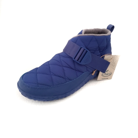 Chaco Men's Ramble Puff Quilted Anckle Booties In Cobalt Blue - Picture 2 of 13